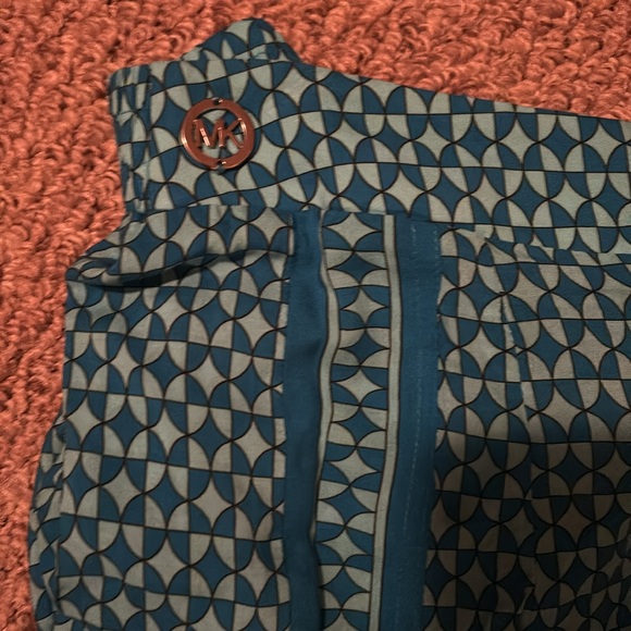 Michael Kors Elastic Waist Flowing Open Side Leg Pants Size Large - Picture 3 of 4